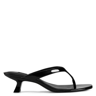 kitten heel thong sandals