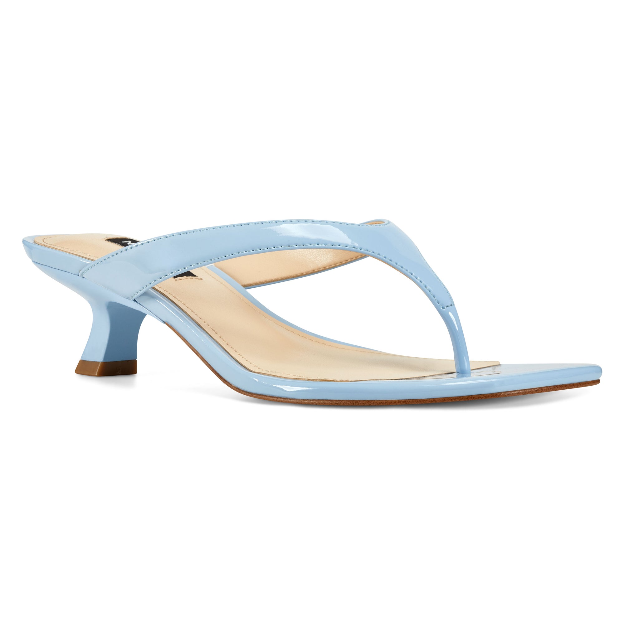 nine west light blue heels