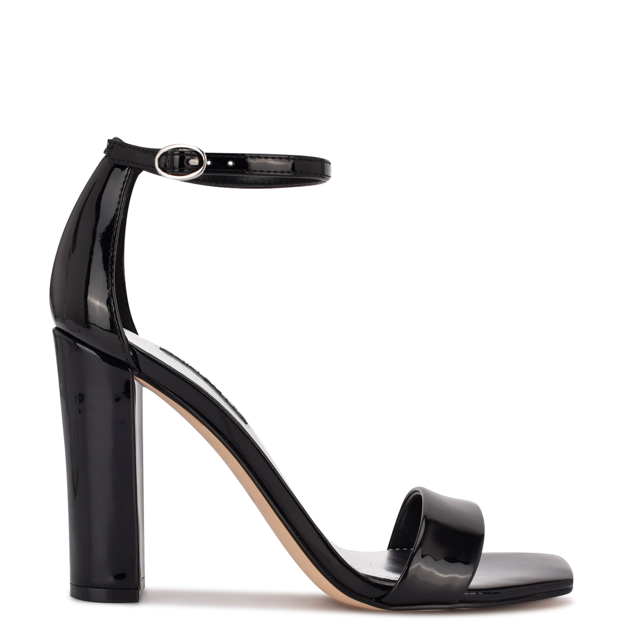 Gretal Ankle Strap Block Heel Sandals - Nine West