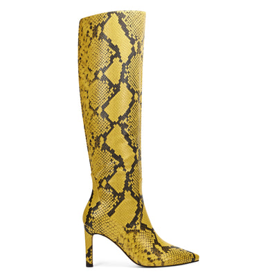 nine west snakeskin boots