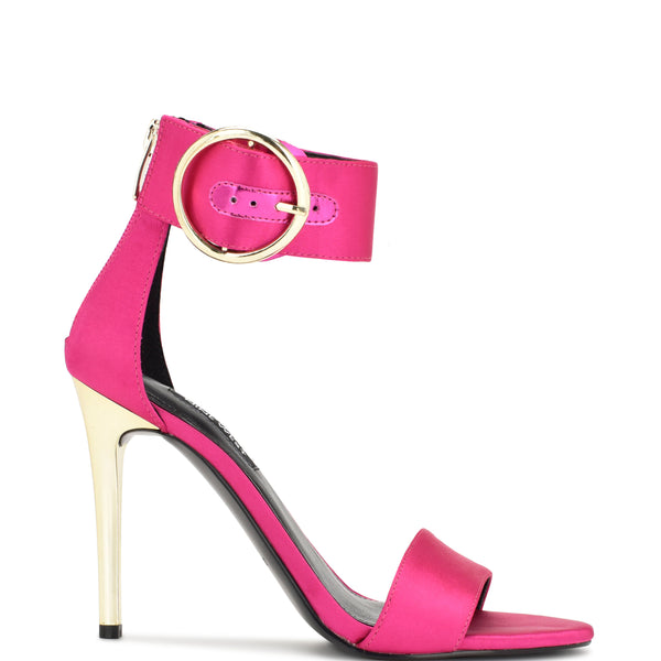 Mova Ankle Strap Heeled Sandals - Nine West