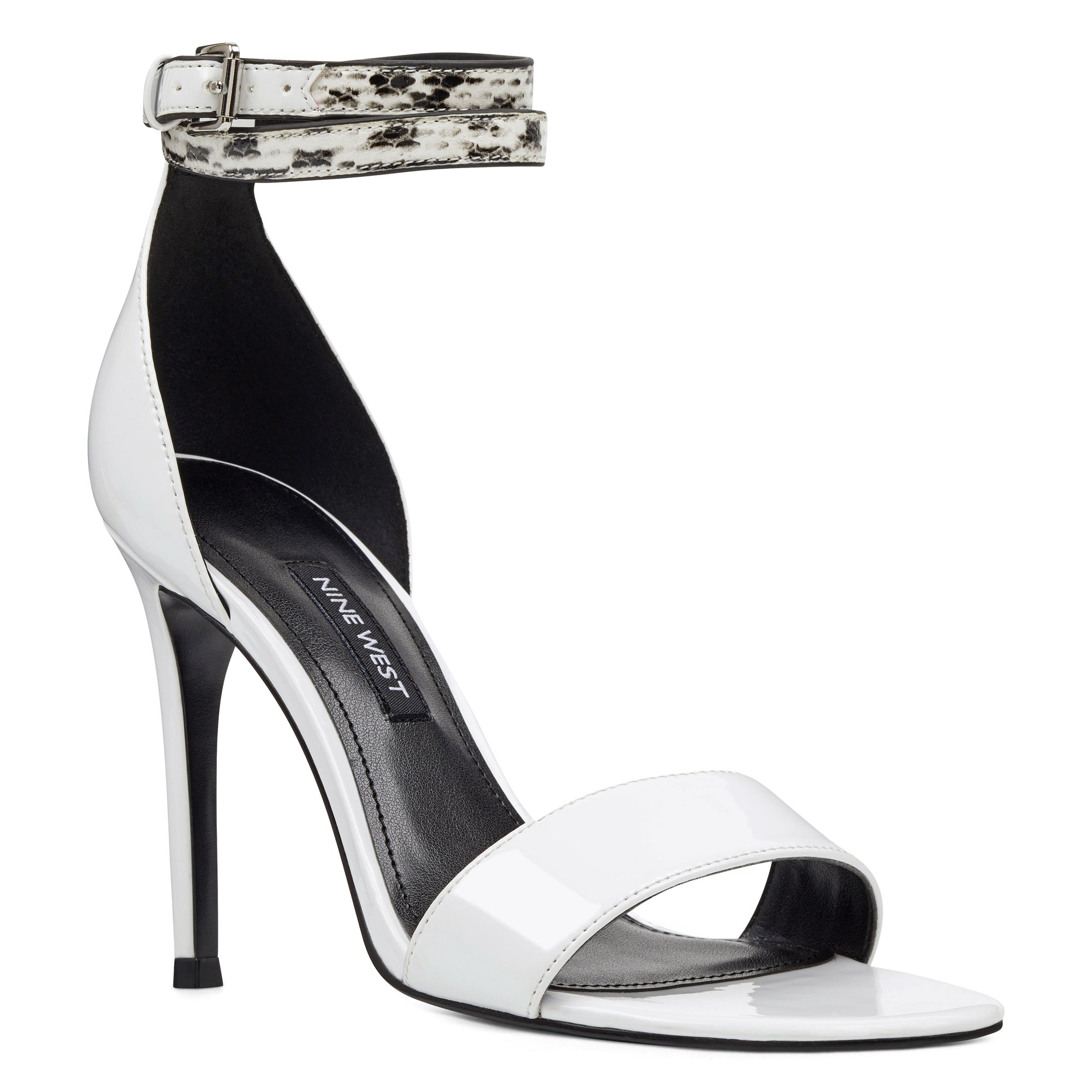 nine west white sandals