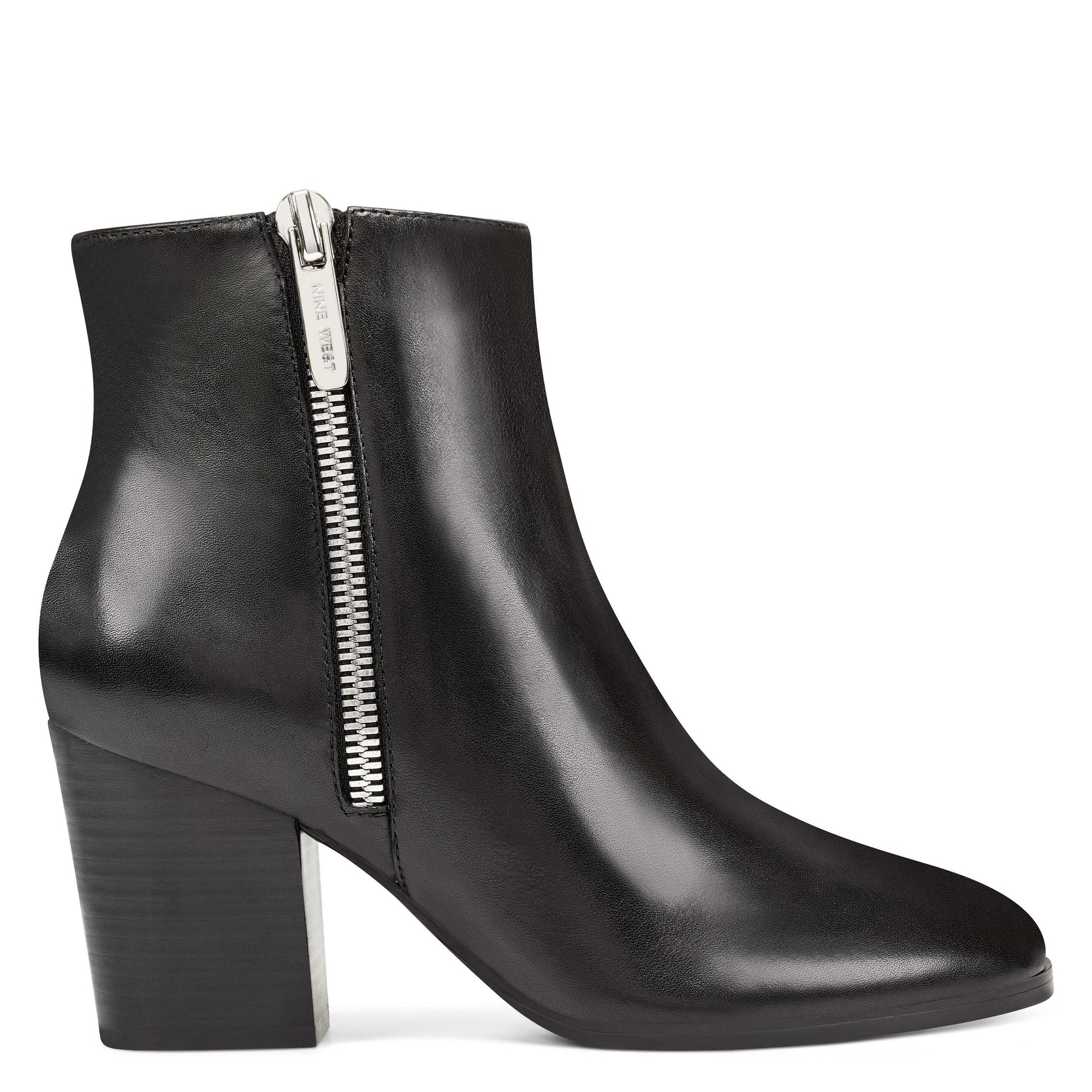 nine west callah lace up booties