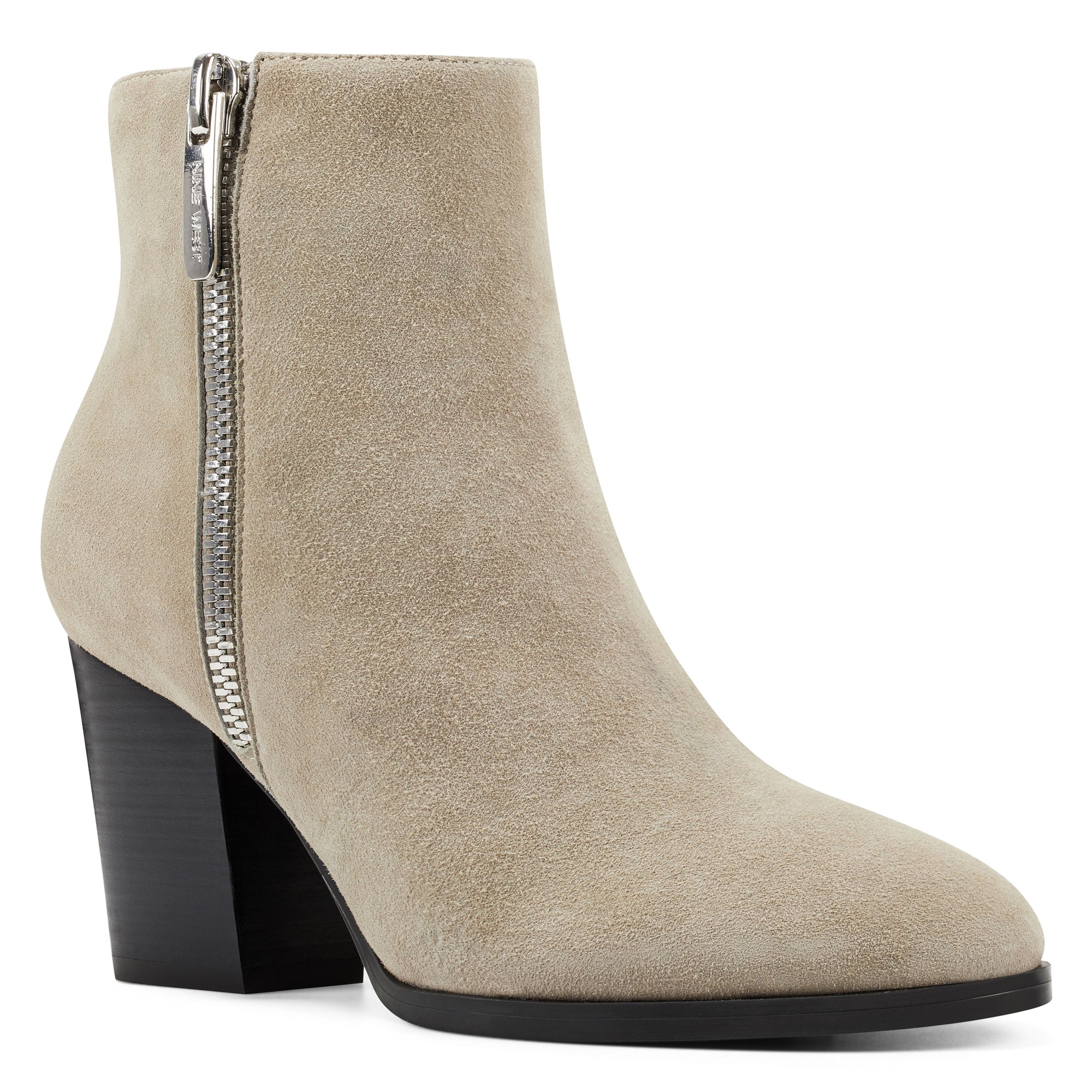 suede round toe boots