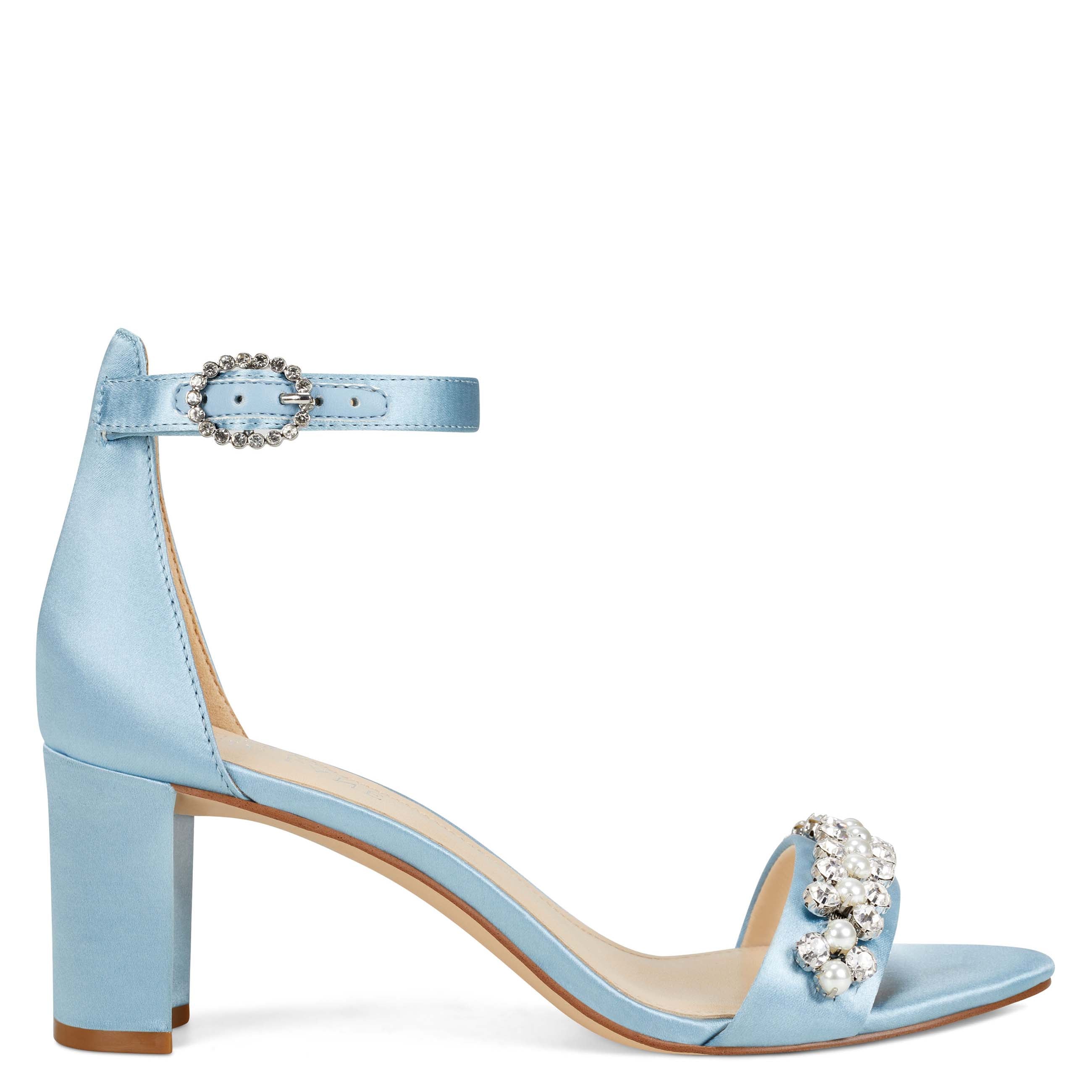 nine west light blue shoes