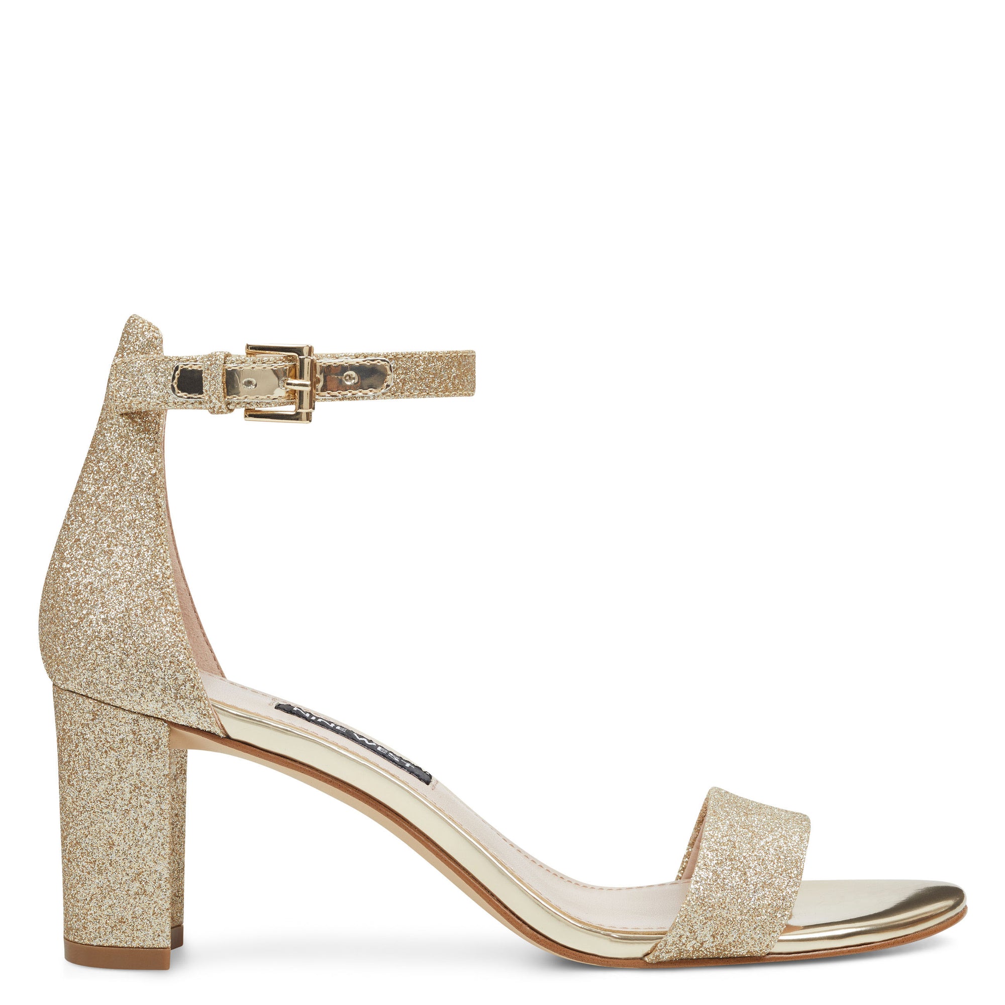 Pruce Ankle Strap Block Heel Sandals 