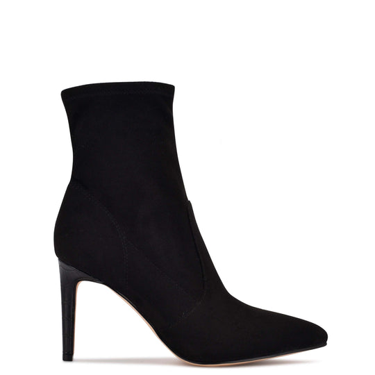 나인웨스트 NINEWEST Reves Dress Booties,Black Suede