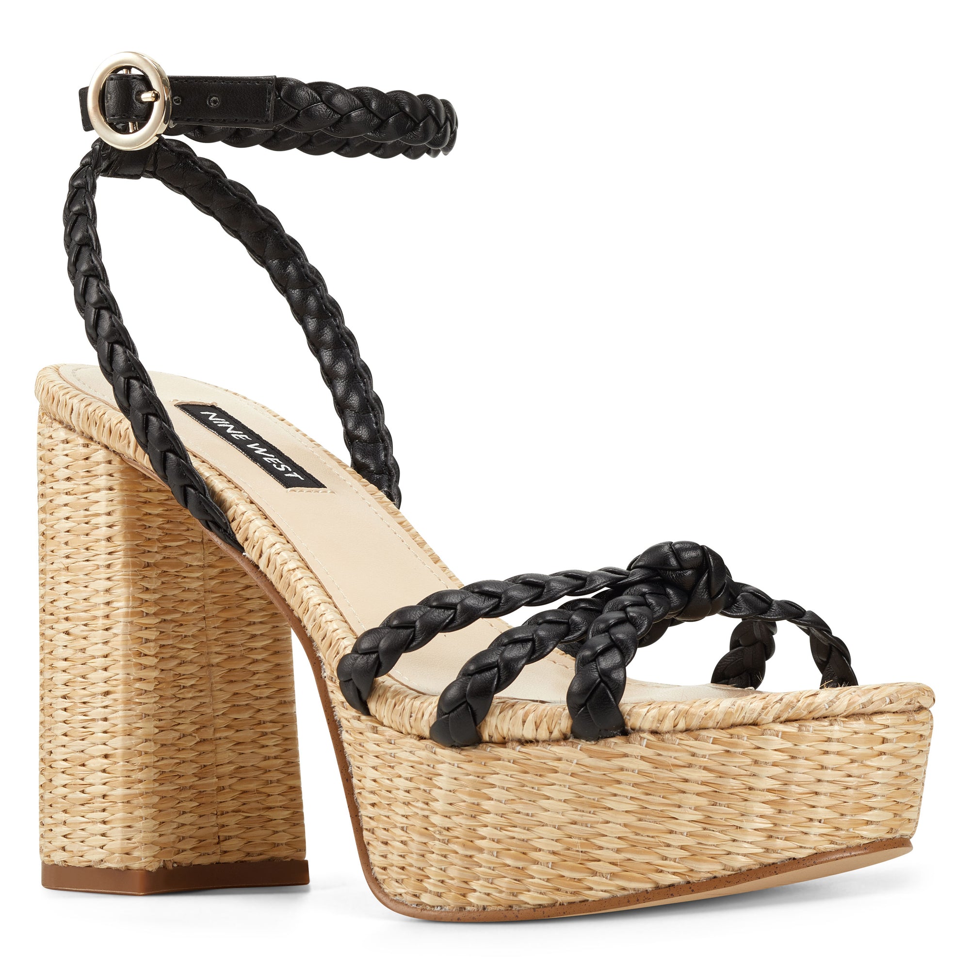 block heel ankle strap sandal