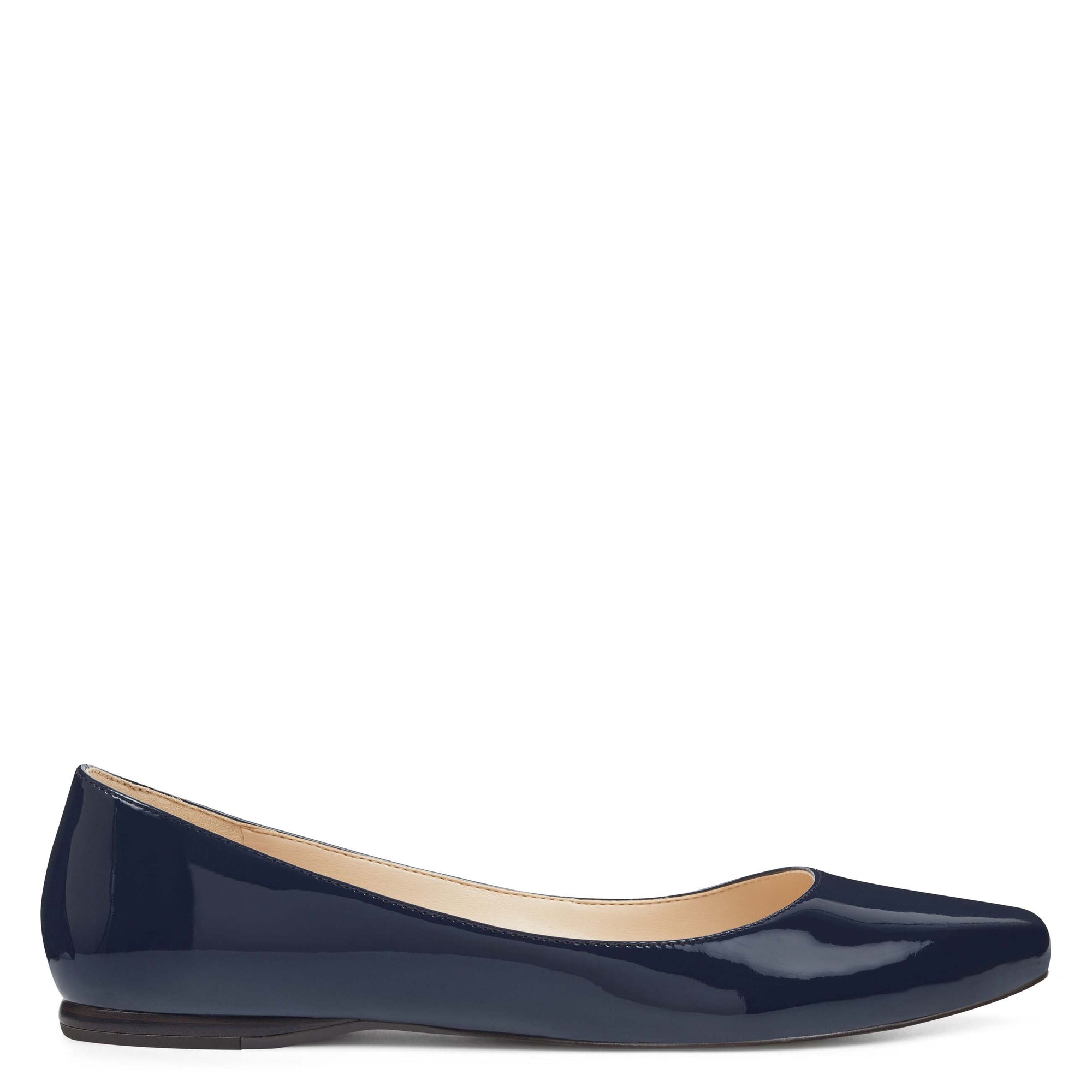 nine west navy flats