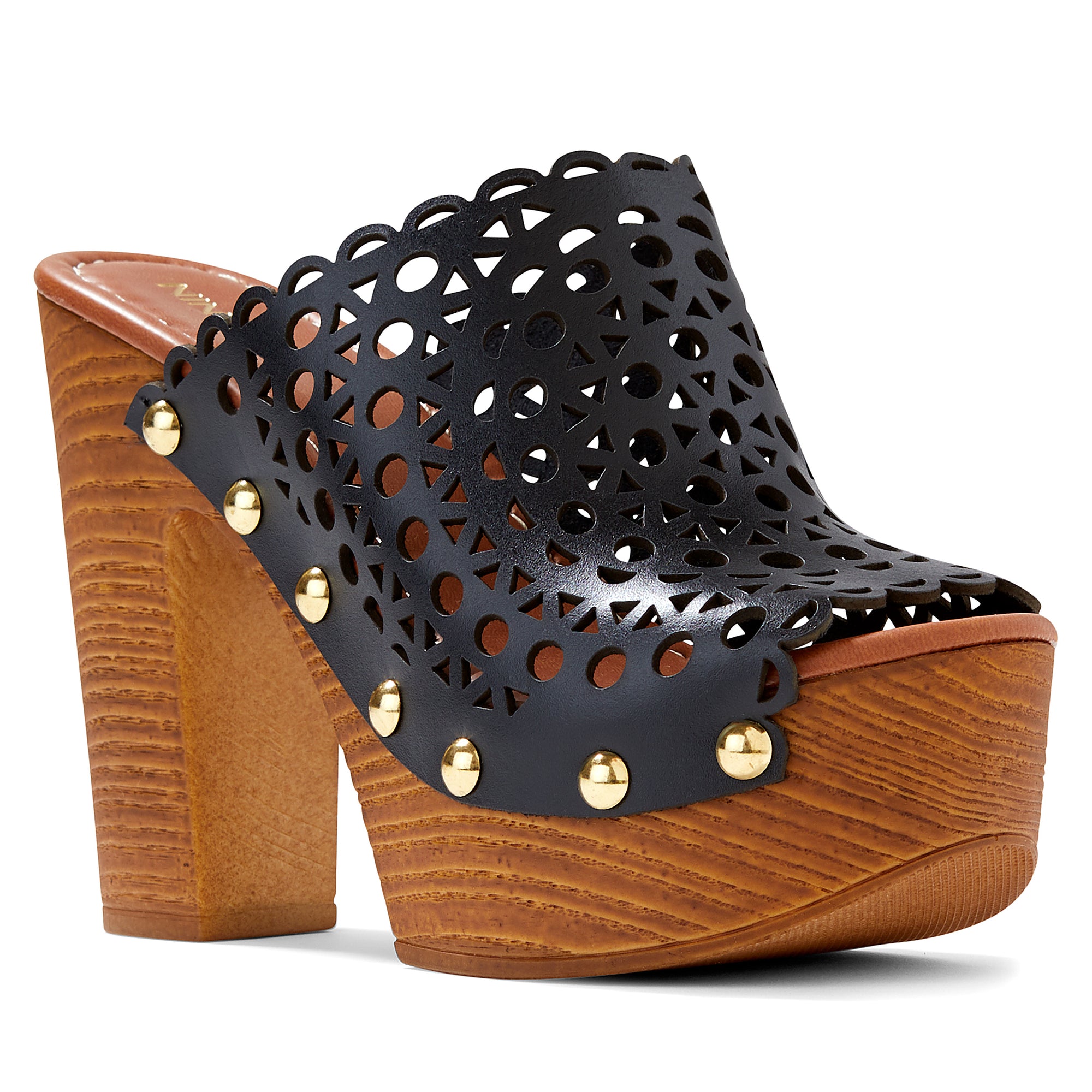 wedge heel clogs