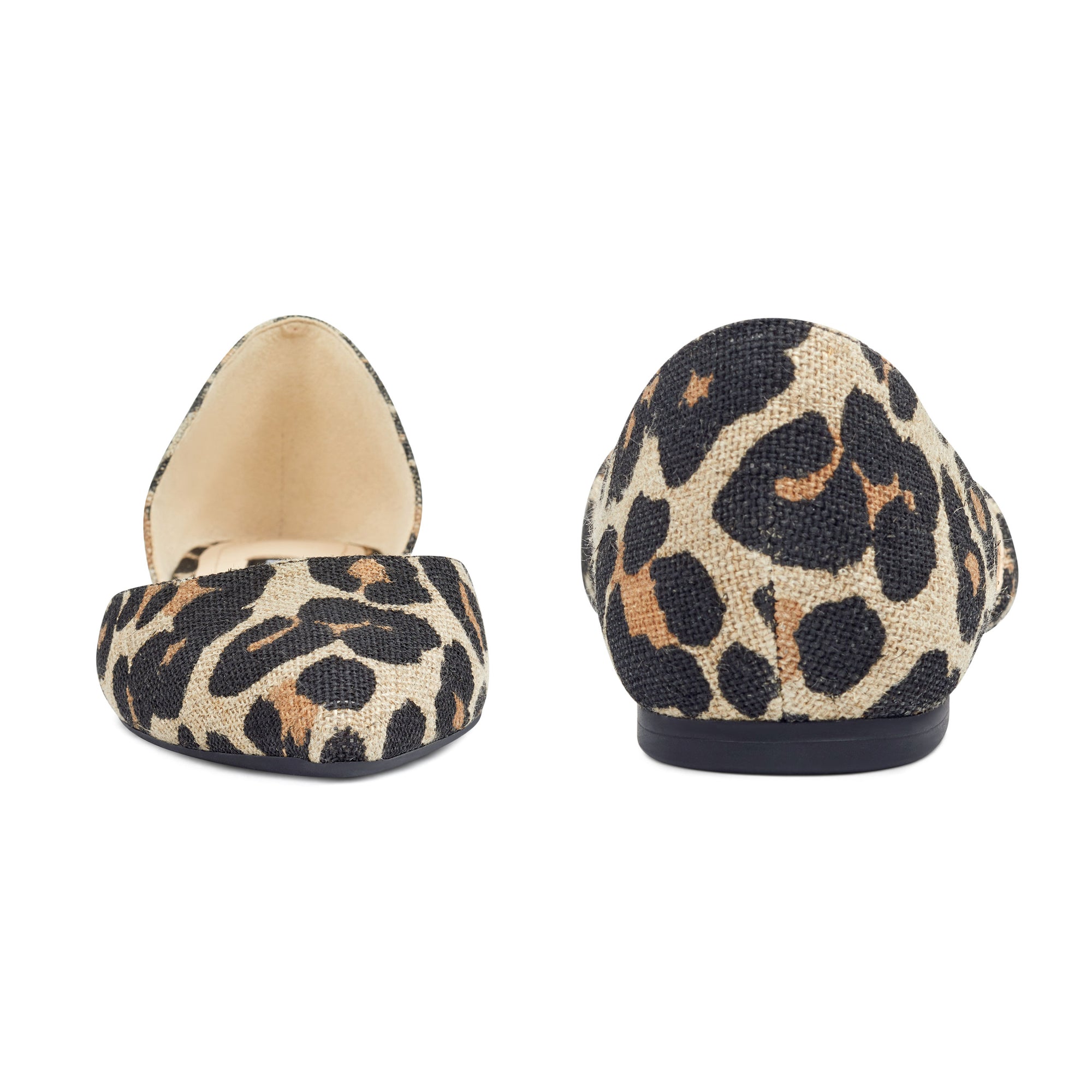 nine west leopard flats