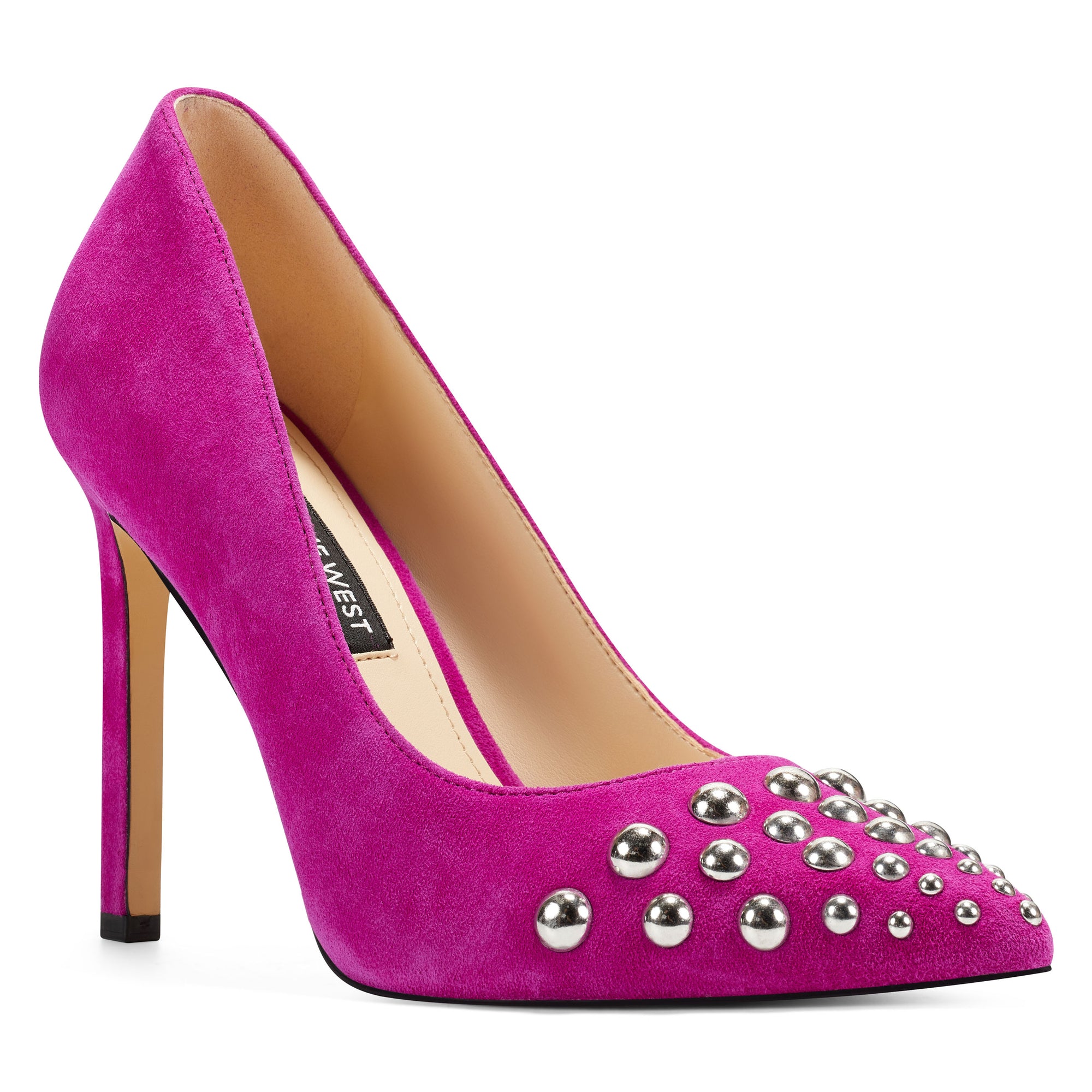 nine west purple pumps