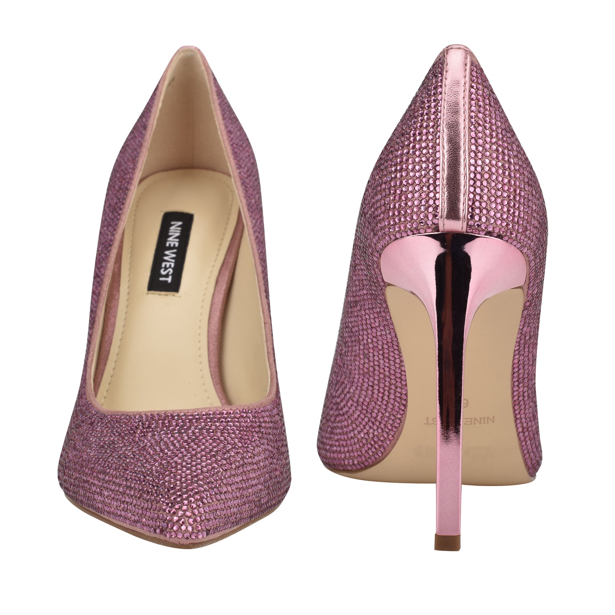 nine west shimmer pump