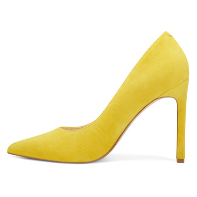 nine west yellow heels
