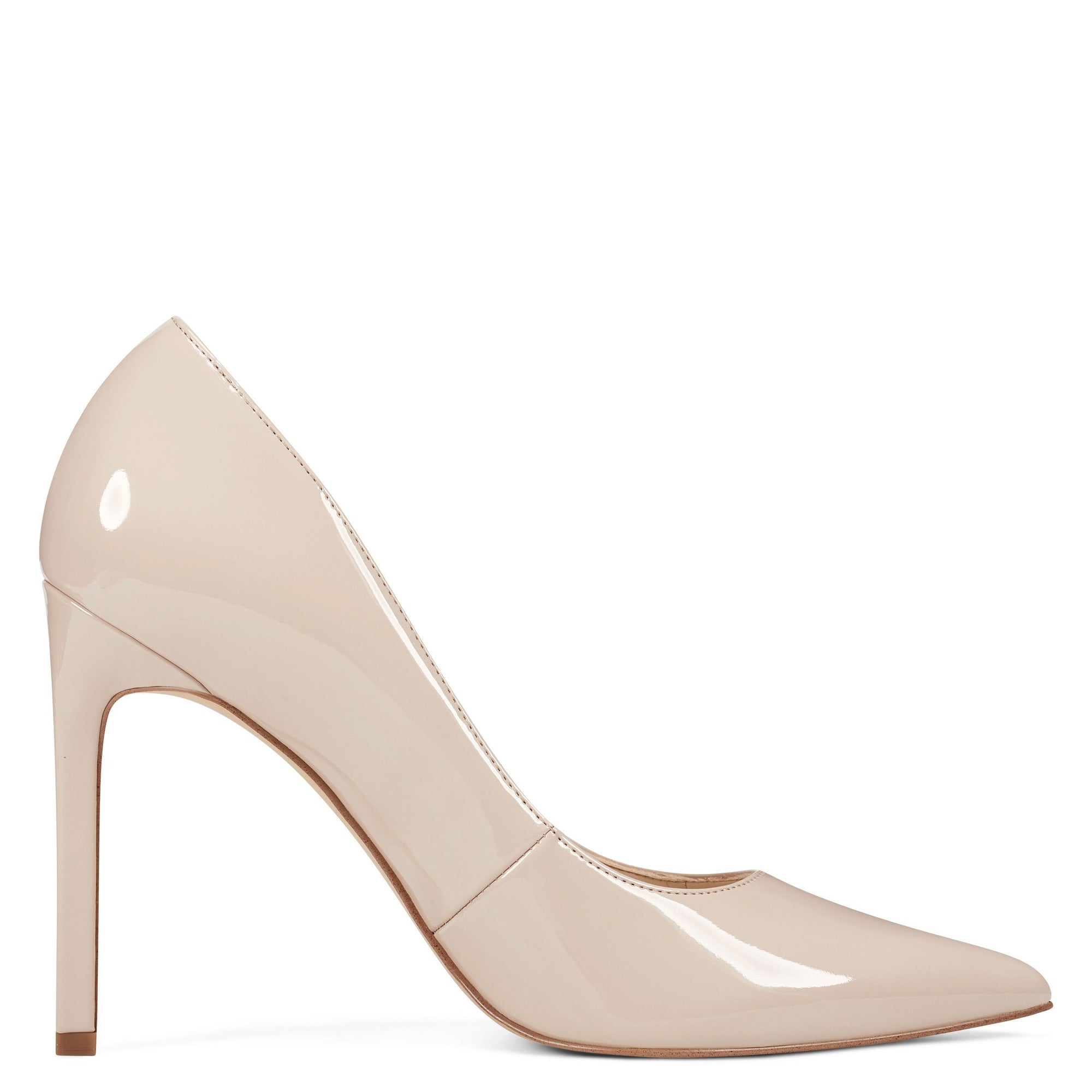 nine west light pink pumps