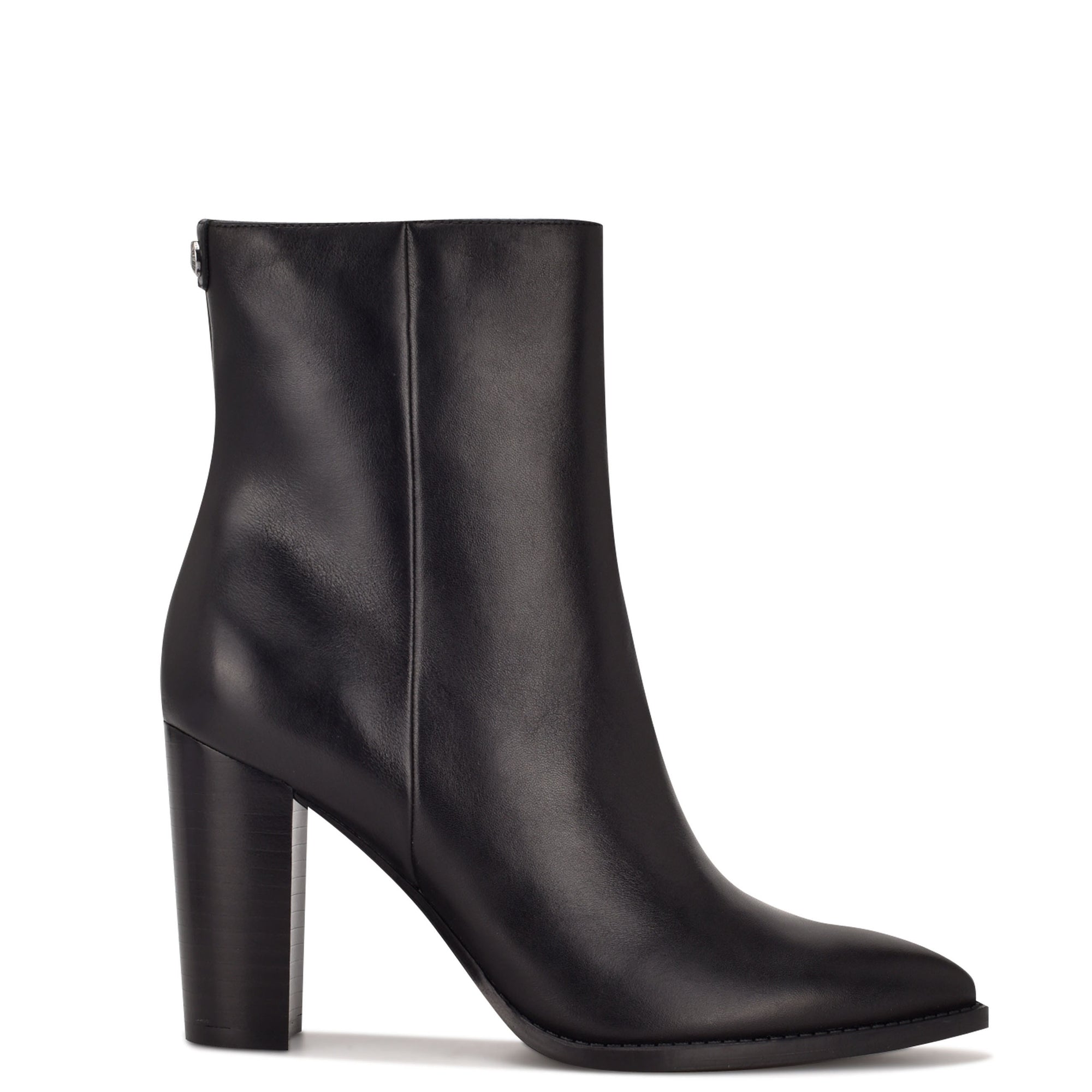 Pointed block sales heel booties