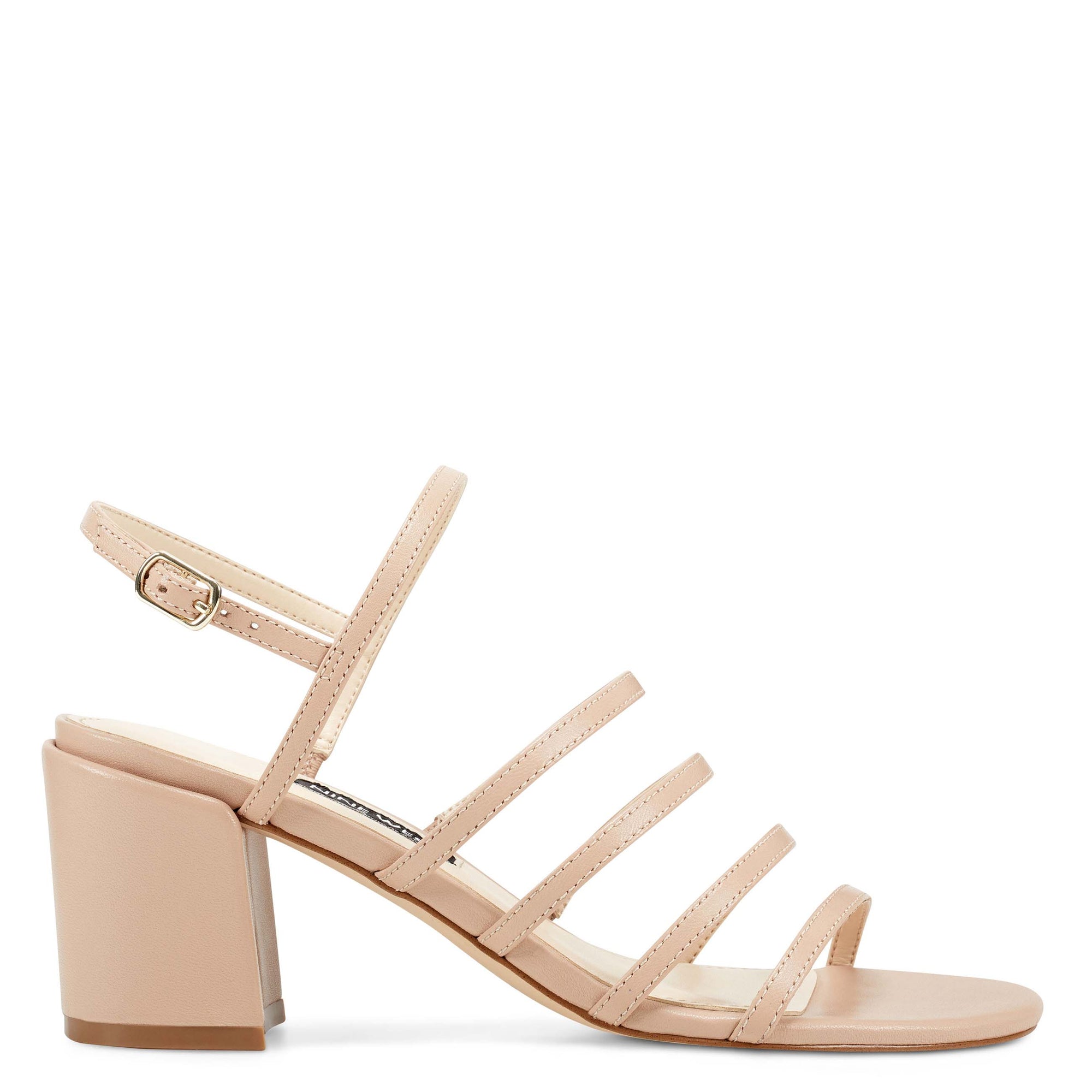 nine west nude sandals