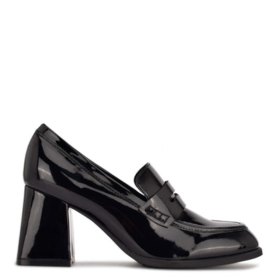 Zest Heeled Loafers - Nine West