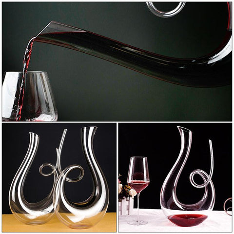 CARAFE A DECANTER CRYSTAL - DESIGN 1300 ML