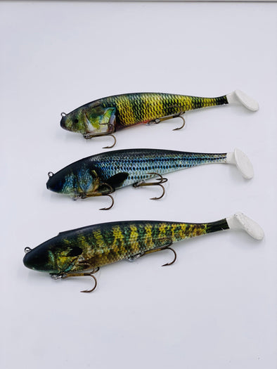 Musky Innovations 11 Magnum Swimmin Dawg Orange Belly Perch