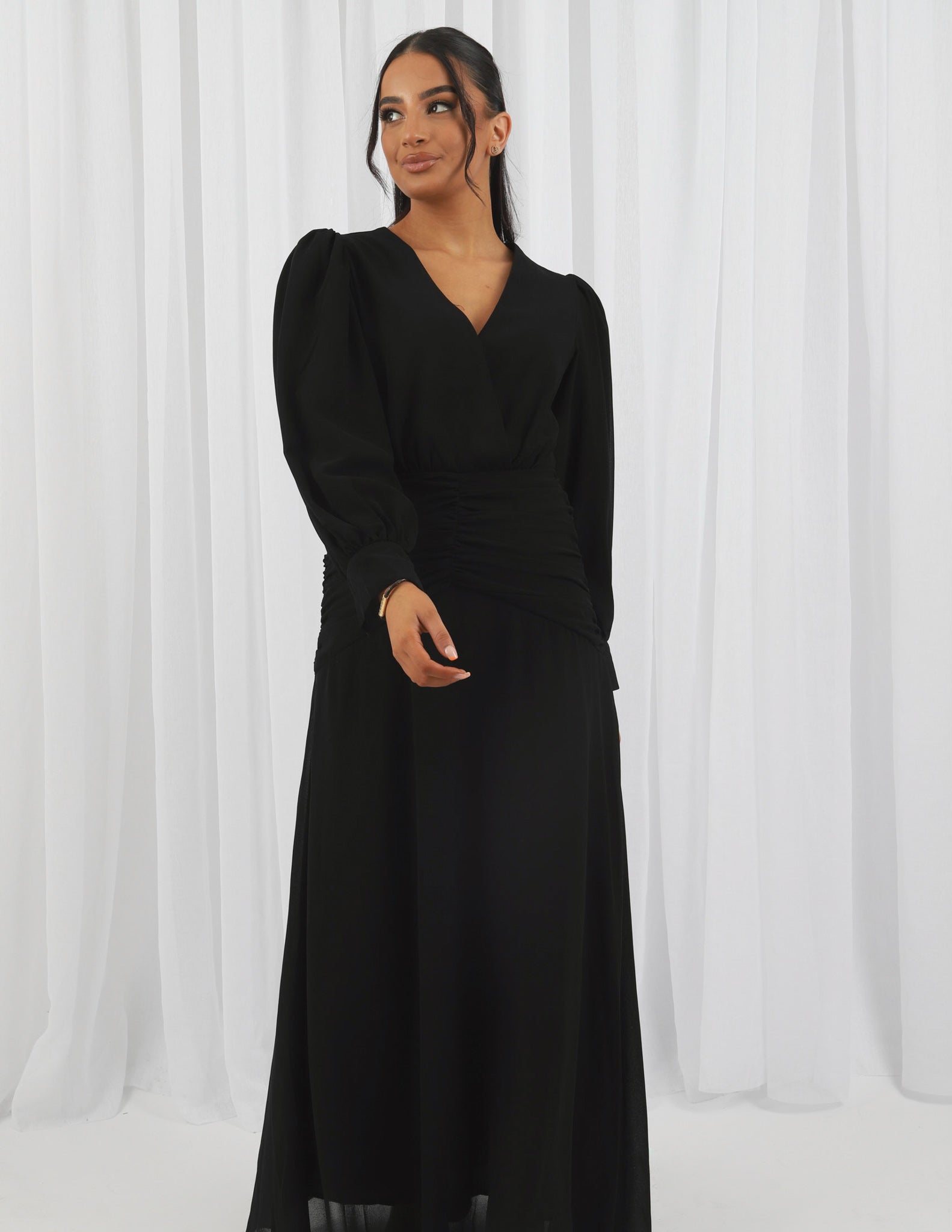 Women's Dresses - Enya Ruched Waist Dress | Modelle