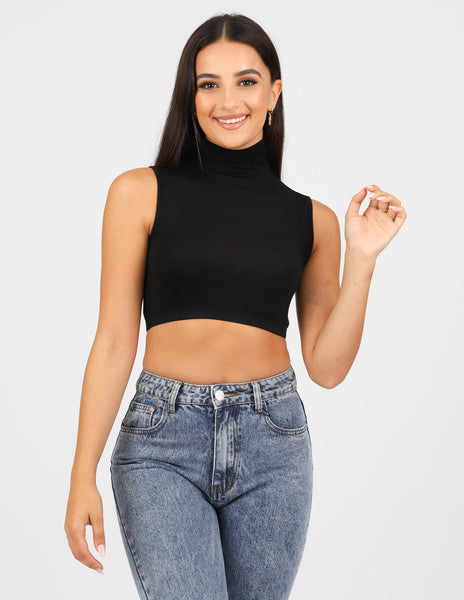 Rib Pocket Crop Top