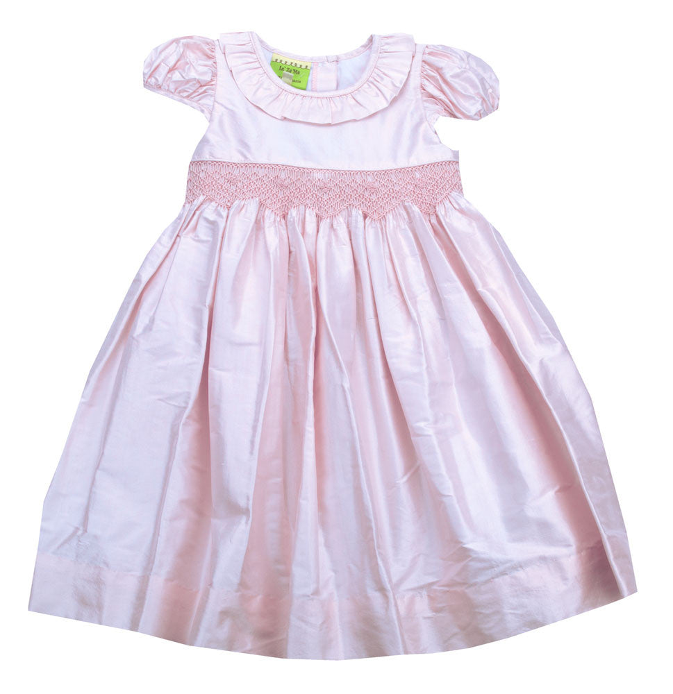 silk smocked dresses for toddlers