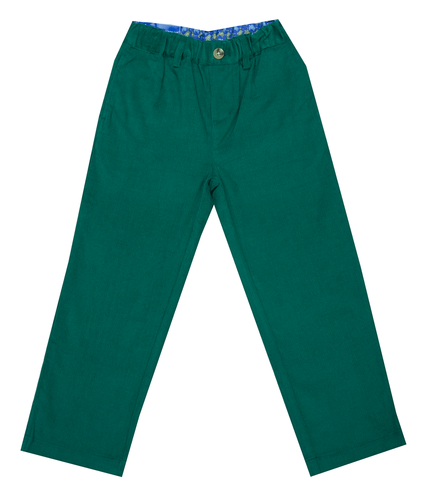 green corduroy jeans