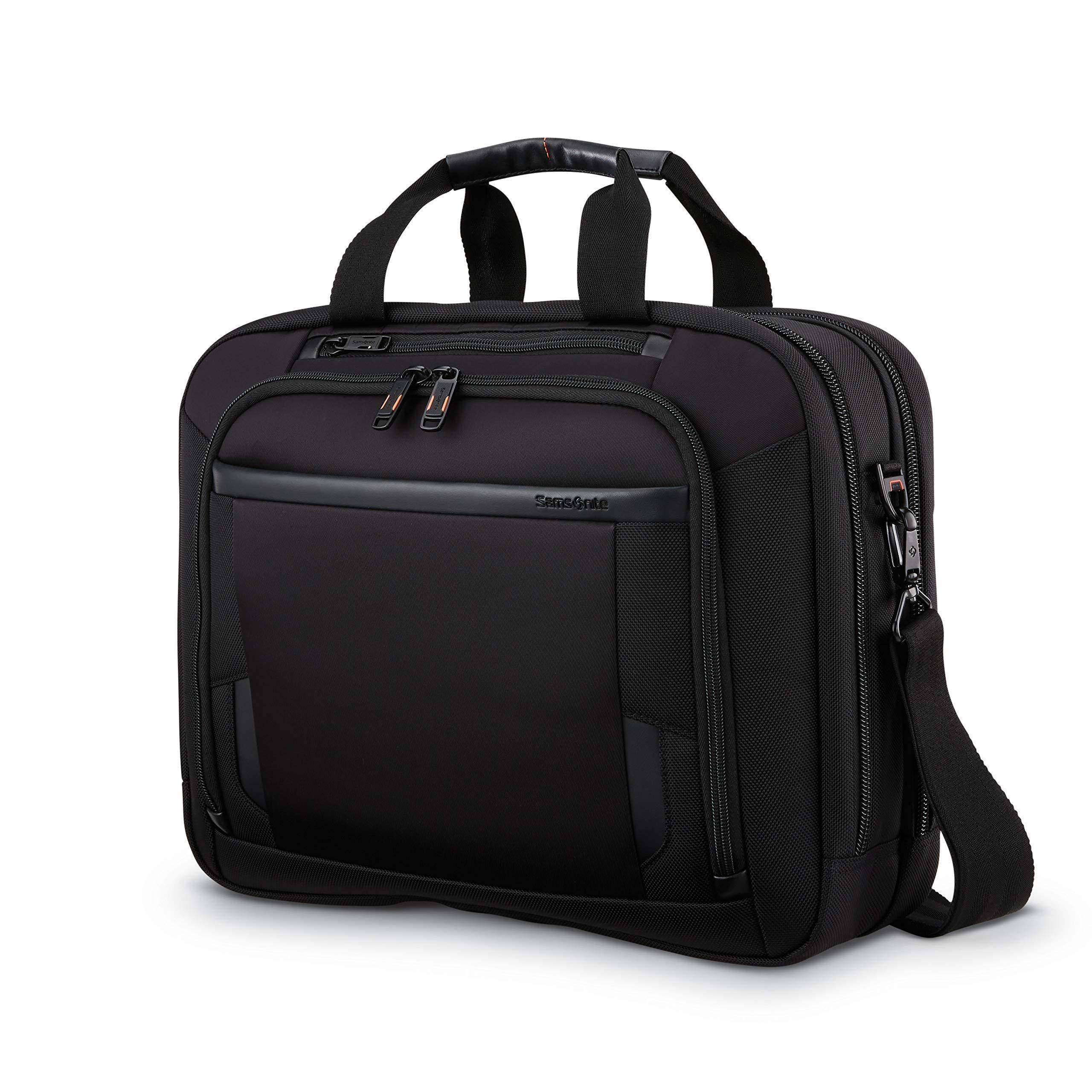 Samsonite Leather Expandable Briefcase 17 inch Luggage Online