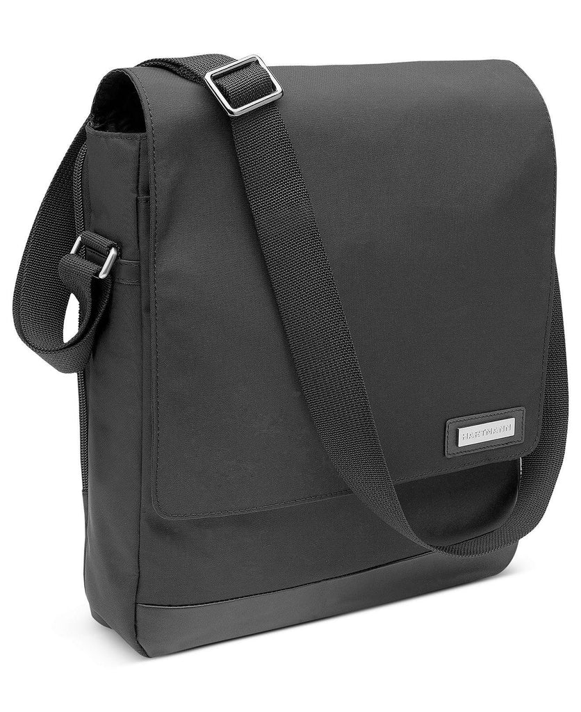 Hartmann Leather med Vertical Messenger – Luggage Online