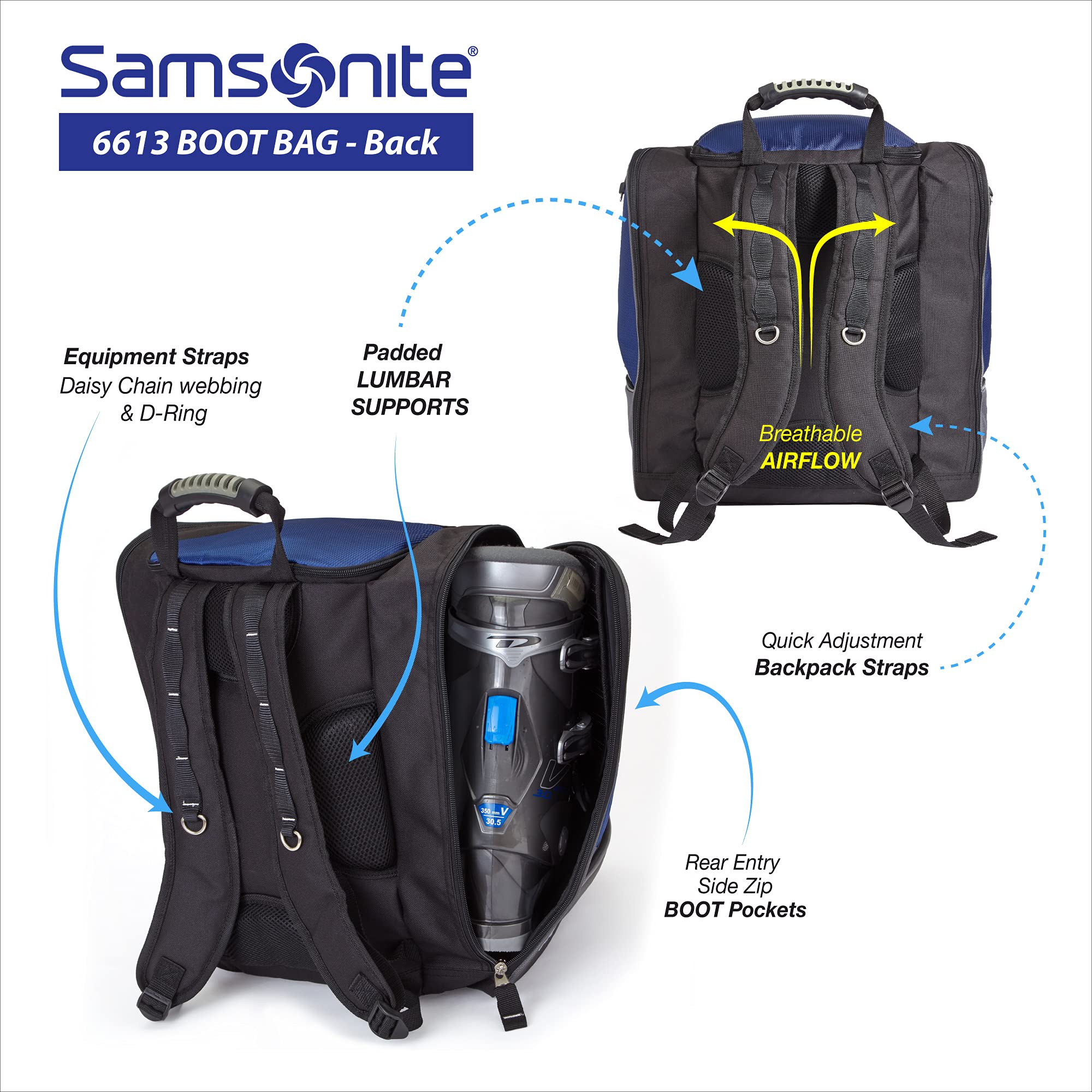 samsonite ski boot bag