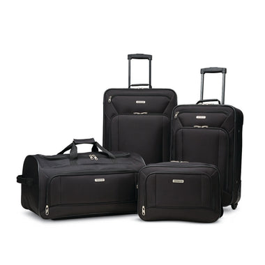 American Flyer Madrid 5-Piece Luggage Set - Brown