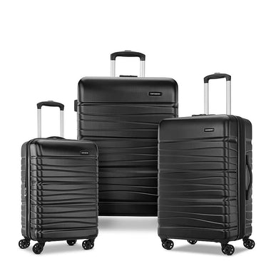 Nicole Miller EXP Spinner 4-Piece Luggage Set - Paige/Silver