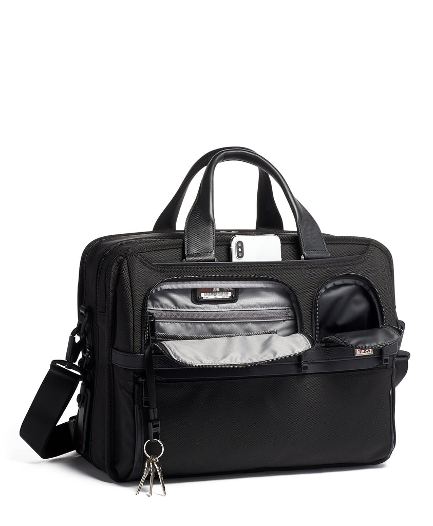 TUMI Alpha Expandable Organizer Laptop Brief – Luggage Online