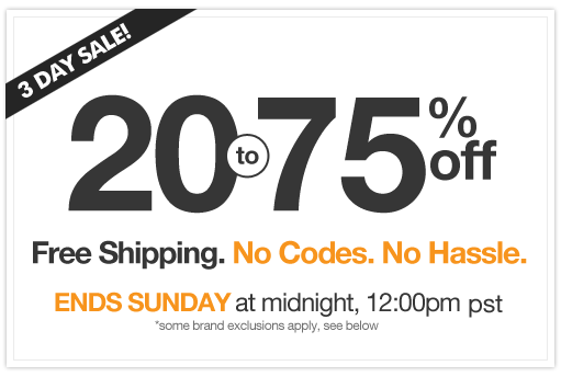 3 Day Sale Extra 20% OFF!