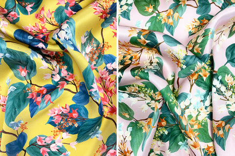Coco & Wolf's Autumn Winter Liberty Print Silk in Osterley