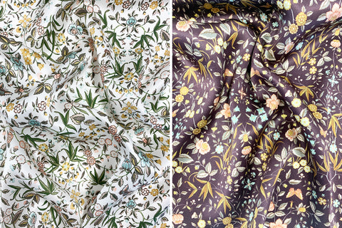 Coco & Wolf's Autumn Winter Liberty Print Silk in Tapestry