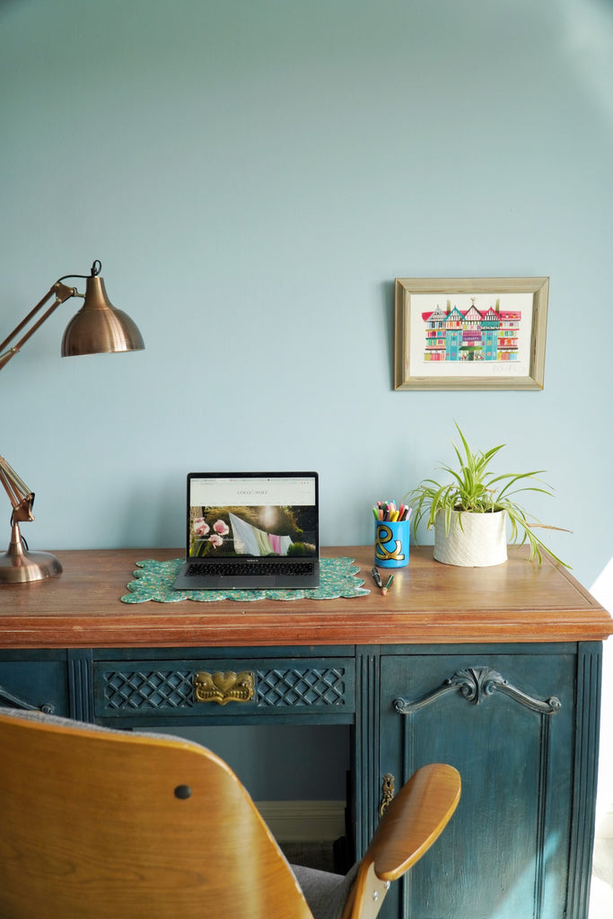 Calming workspaces at home with Coco & Wolf