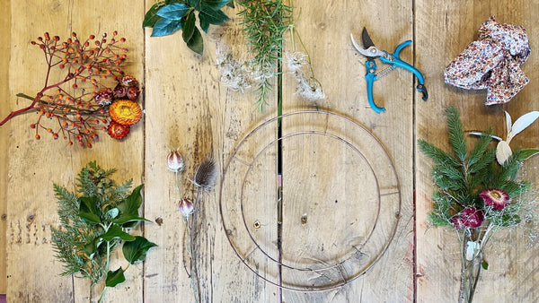 Make your own sustainable foraged wreath with Coco & Wolf