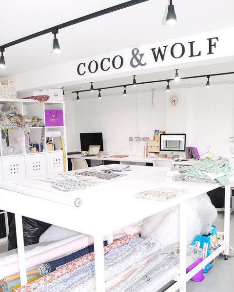 Coco & Wolf Studio based in Somerset making Libery fabric products. 