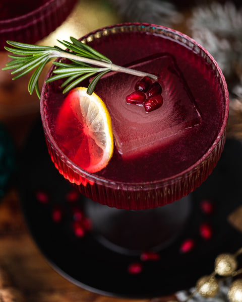 Christmas Recipes Pomegranate Fizz