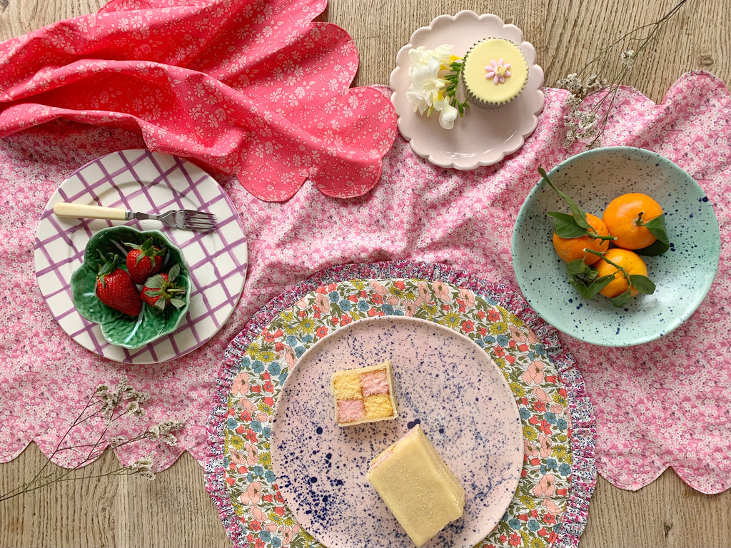 A love affair with Liberty table linen by Coco & Wolf
