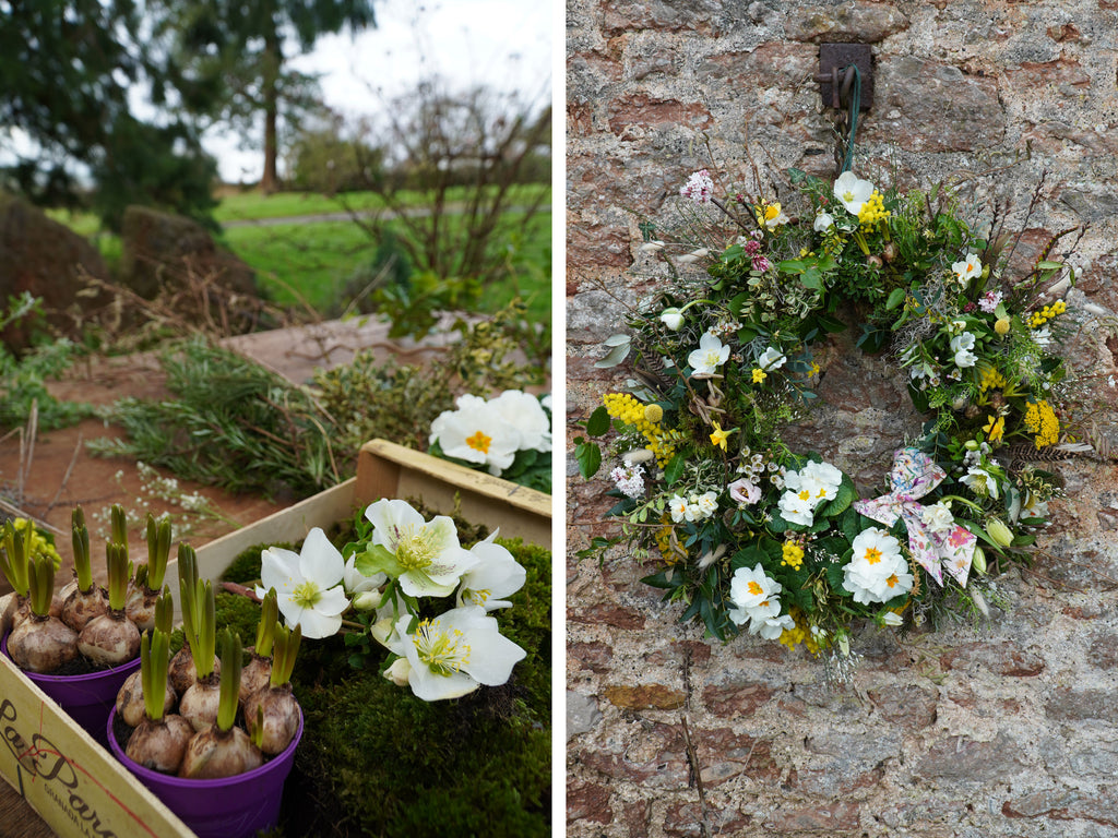 How to make a living wreath this spring with Coco & Wolf