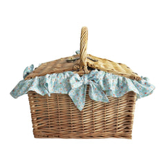 Coco & Wolf Picnic Basket made with Liberty fabric