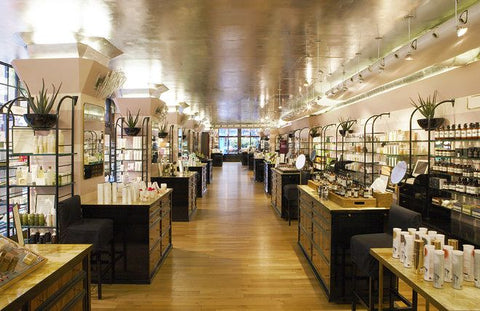 Beauty department at Liberty of London by Vogue via Pinterest