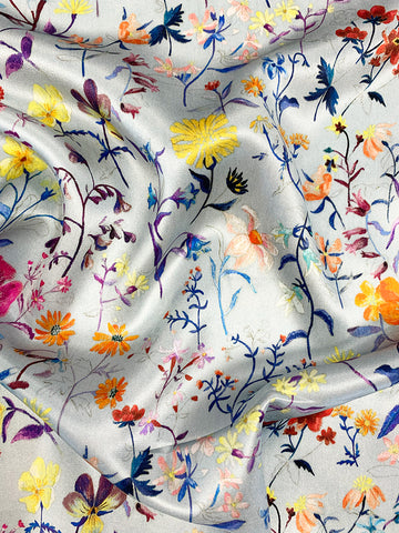 Coco & Wolf's Autumn Winter Liberty Print Silk in Linen Garden