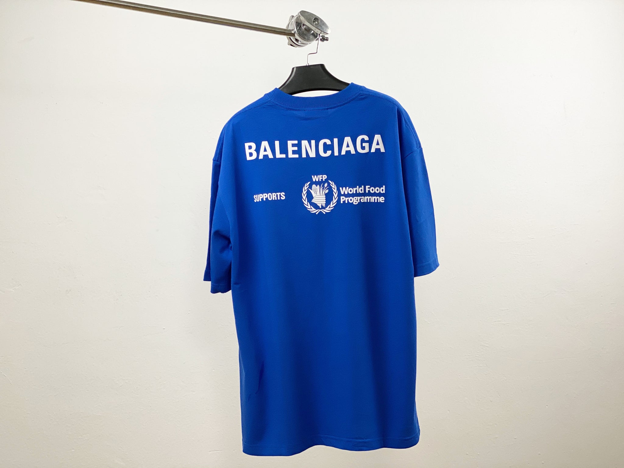 balenciaga blue t shirt