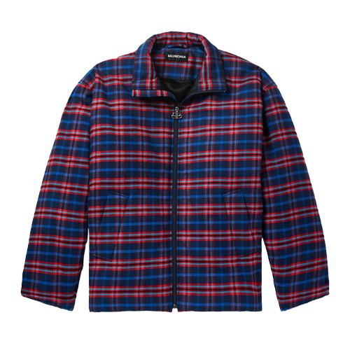 balenciaga flannel jacket