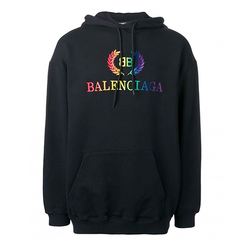 balenciaga rainbow hoodie