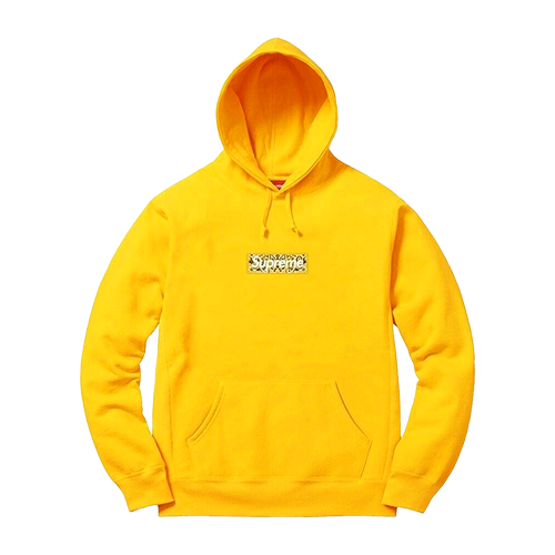 supreme blue yellow hoodie